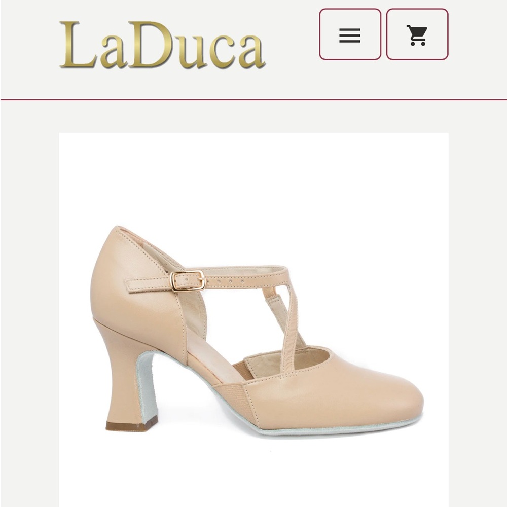 LaDuca Dance Shoes - Y Strap - Size 7
